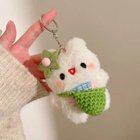 Fluff Force Rabbit Plush Keychain
