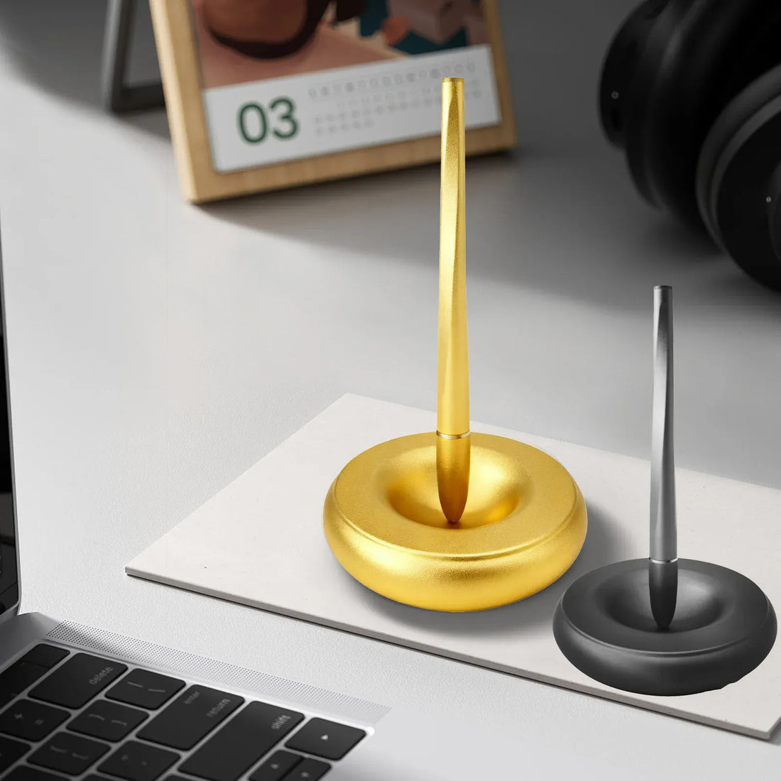 Gravity-Defying Magnetic Orbit Pen