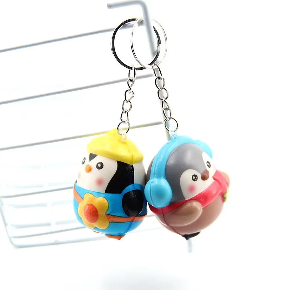 Mini Cosplay Penguin Squishy Keychain