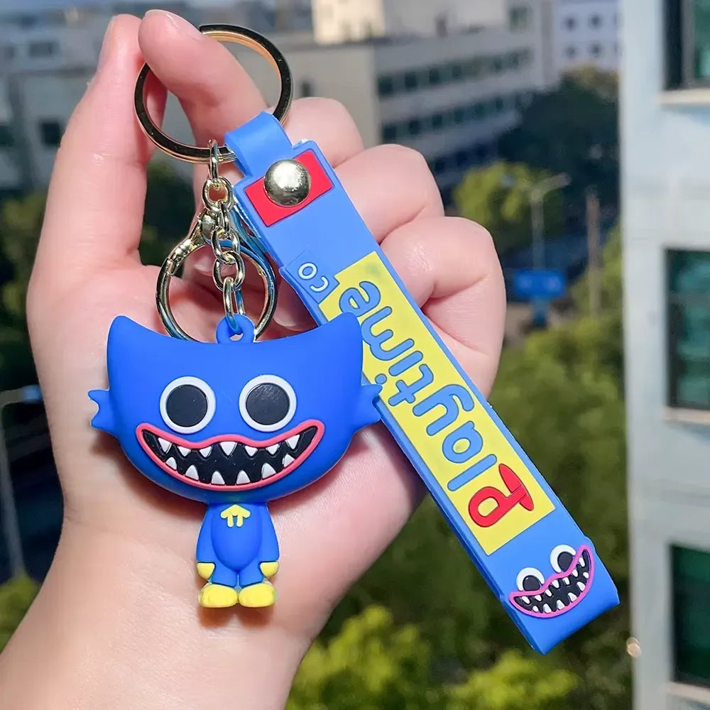 Poppy's Playtime Monster Smiley Keychains