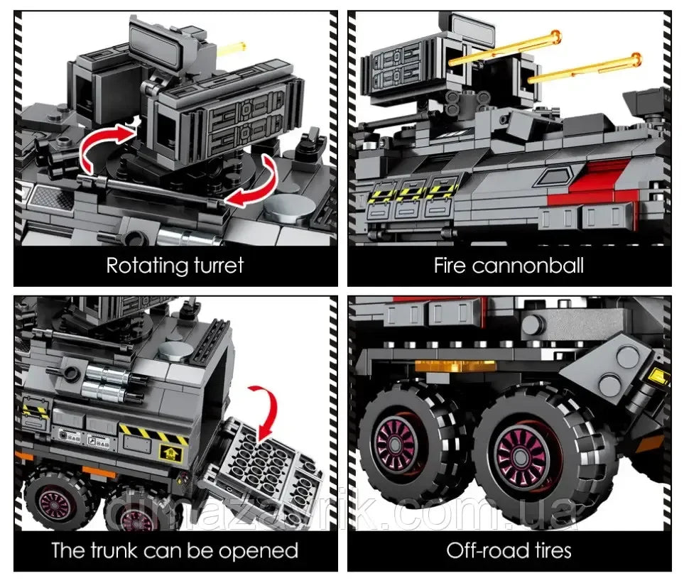 SEMBO Wandering Earth CN171 Carrier Building Blocks (811 Pics)