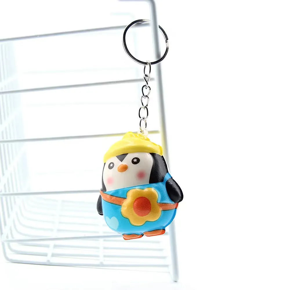 Mini Cosplay Penguin Squishy Keychain
