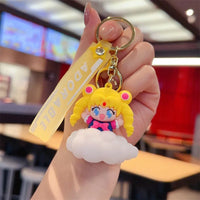 Dreamy Characters Cloud LED Keychain