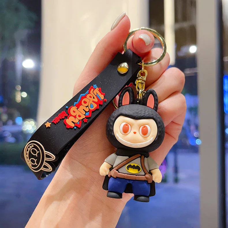 Labubu Hero Cosplay 3D Keychain