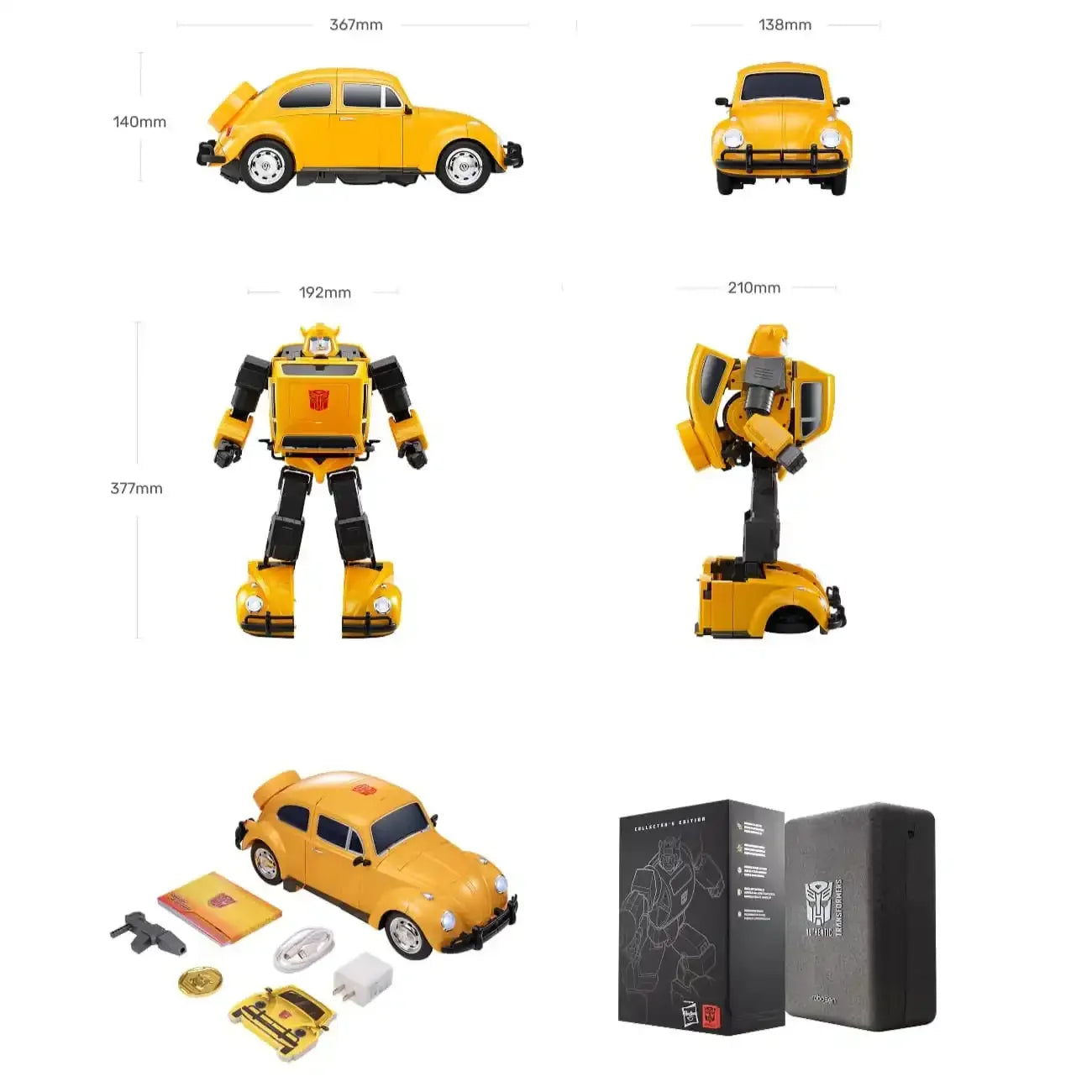 Robosen Bumblebee Auto-Converting Robot (34 cm)