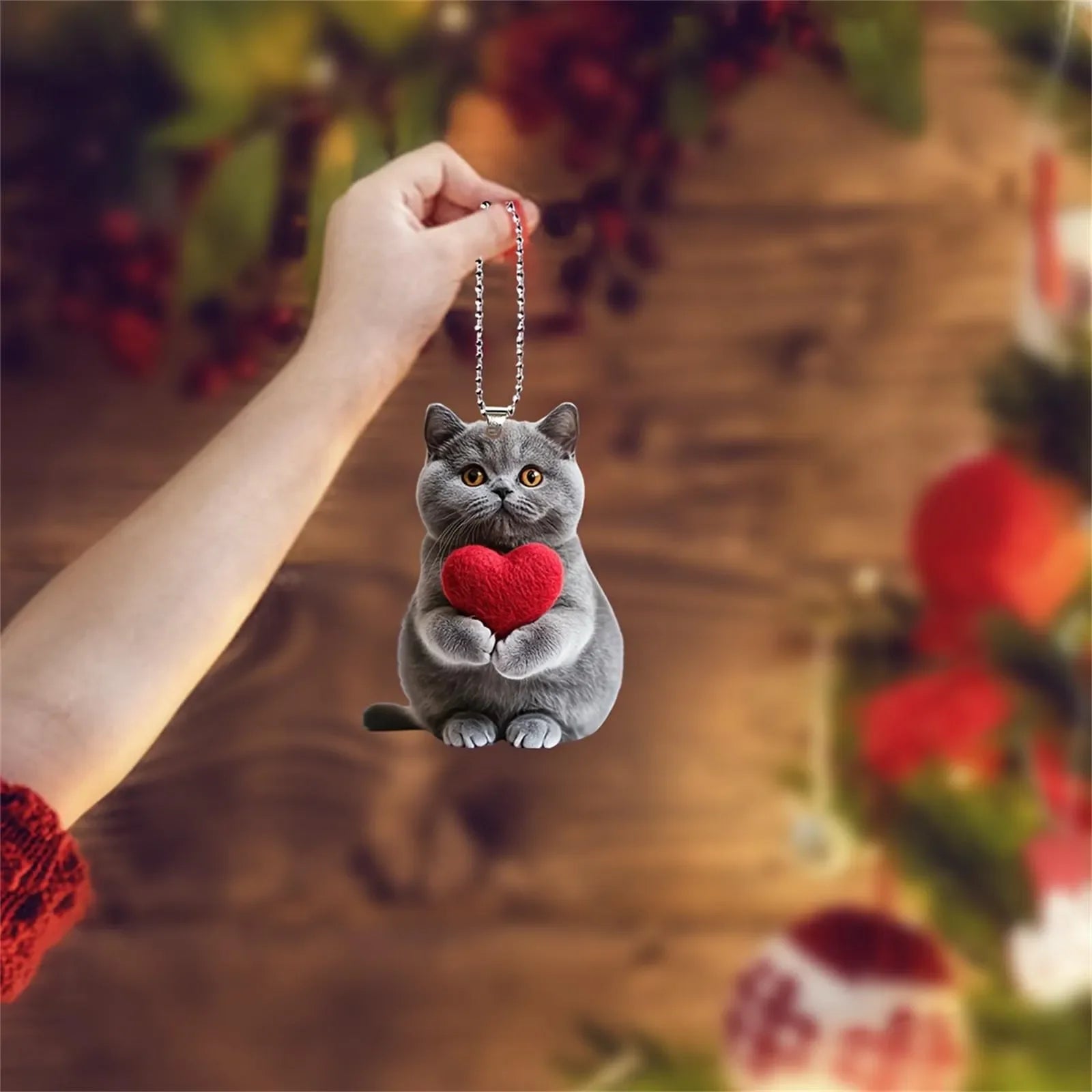 Cute Cat Feline Fancies Acrylic Keychain