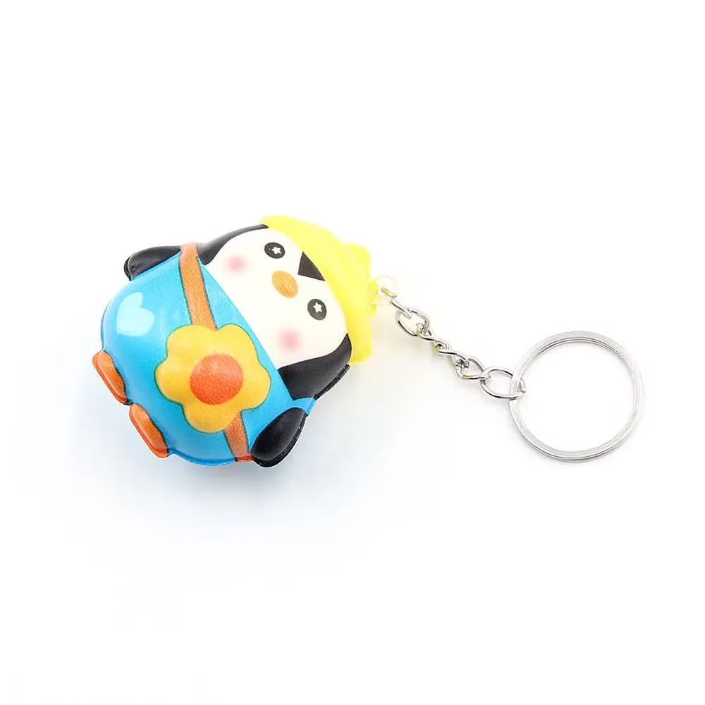 Mini Cosplay Penguin Squishy Keychain