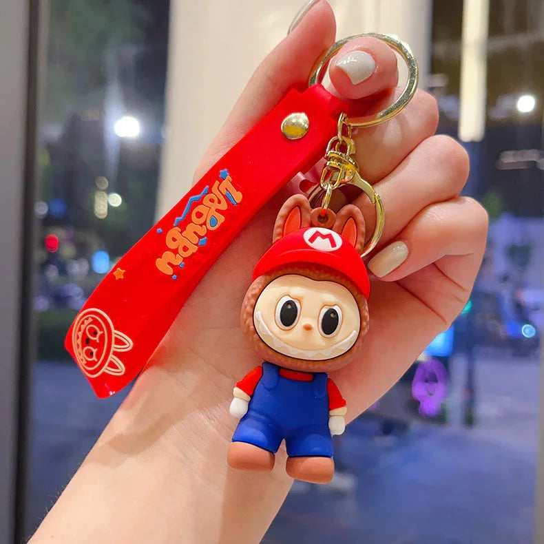 Labubu Hero Cosplay 3D Keychain