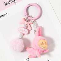 Labubu Yoga Poses Luxury Keychain