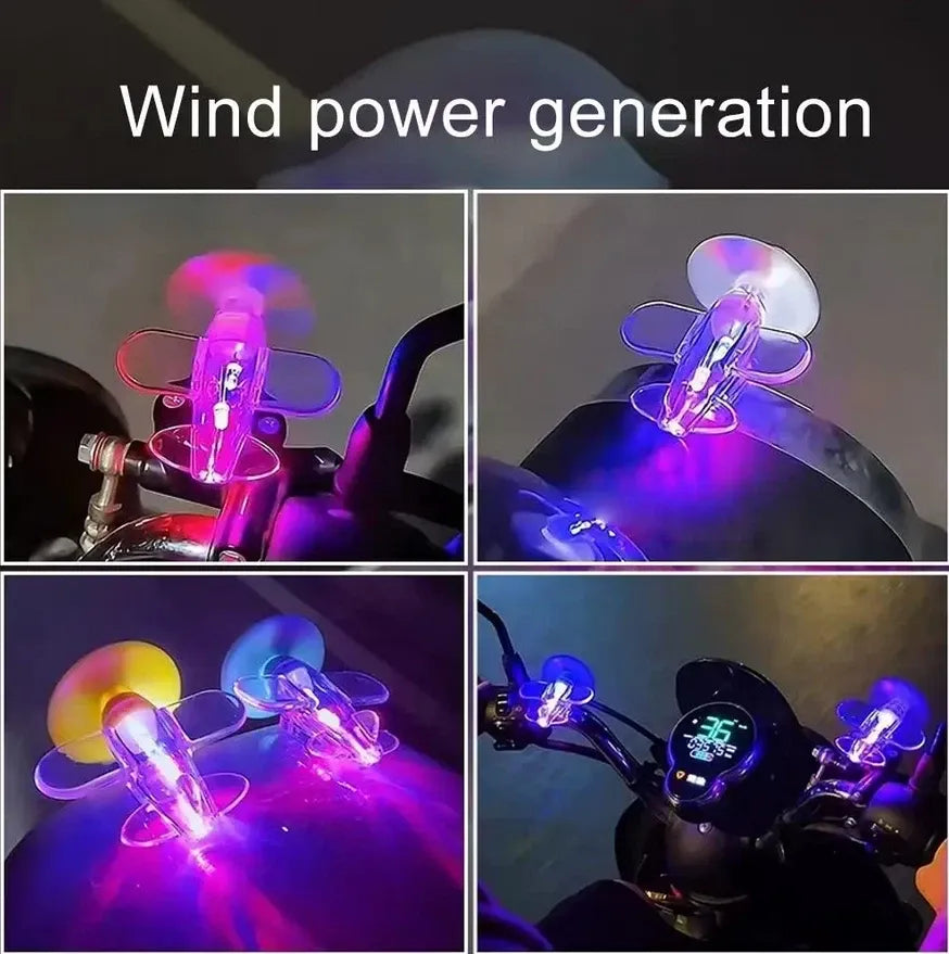 Aero-Glow Wind-Powered LED Vehicle Light
