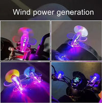 Aero-Glow Wind-Powered LED Vehicle Light