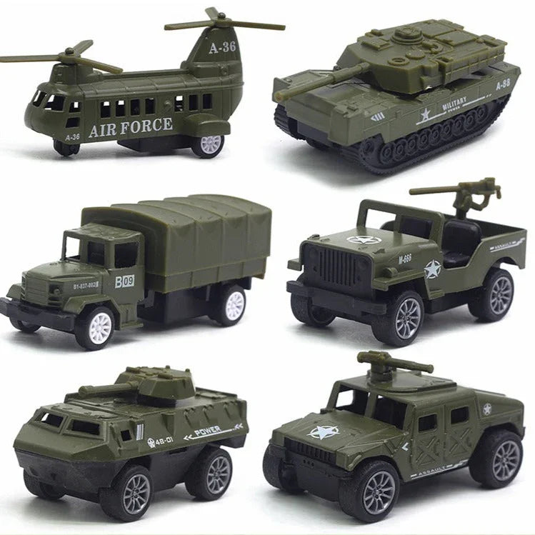 Mighty Army Vehicles Pull-back Keychain