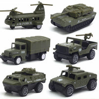 Mighty Army Vehicles Pull-back Keychain