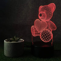 Teddy HeartLoom Love LED Lamp