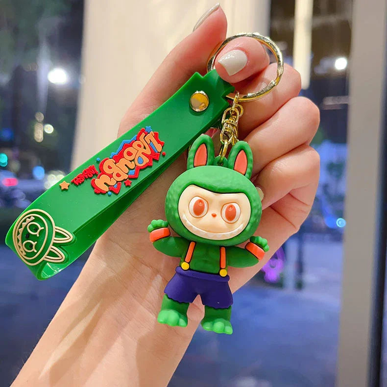 Labubu Hero Cosplay 3D Keychain