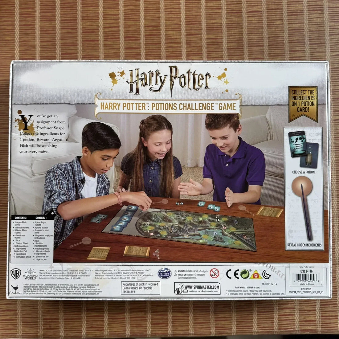 Harry Potter Potions Challenge Board Game