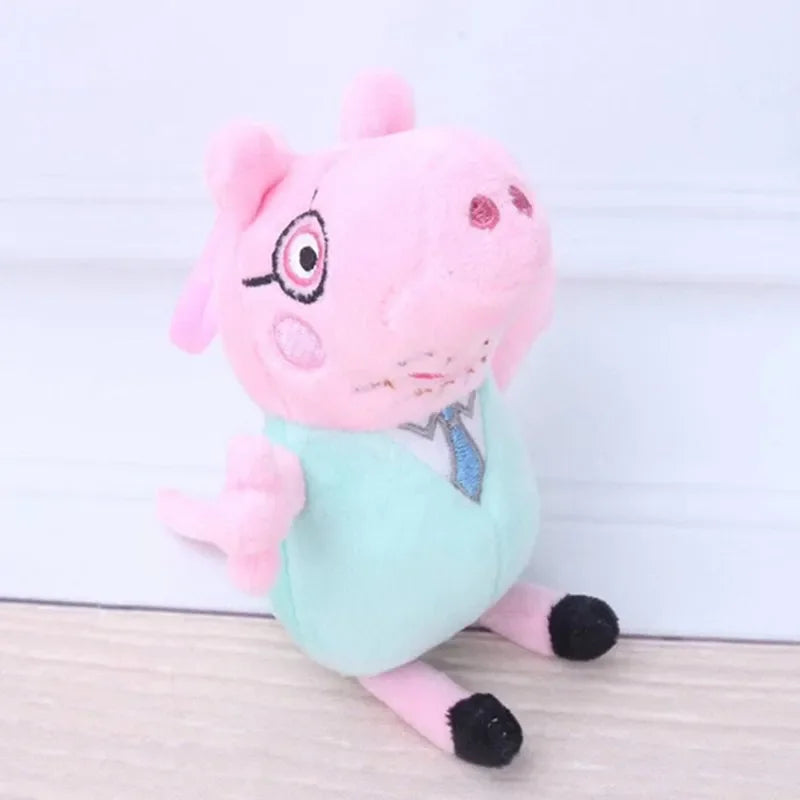 Peppa Pig & Family Plush Keychain