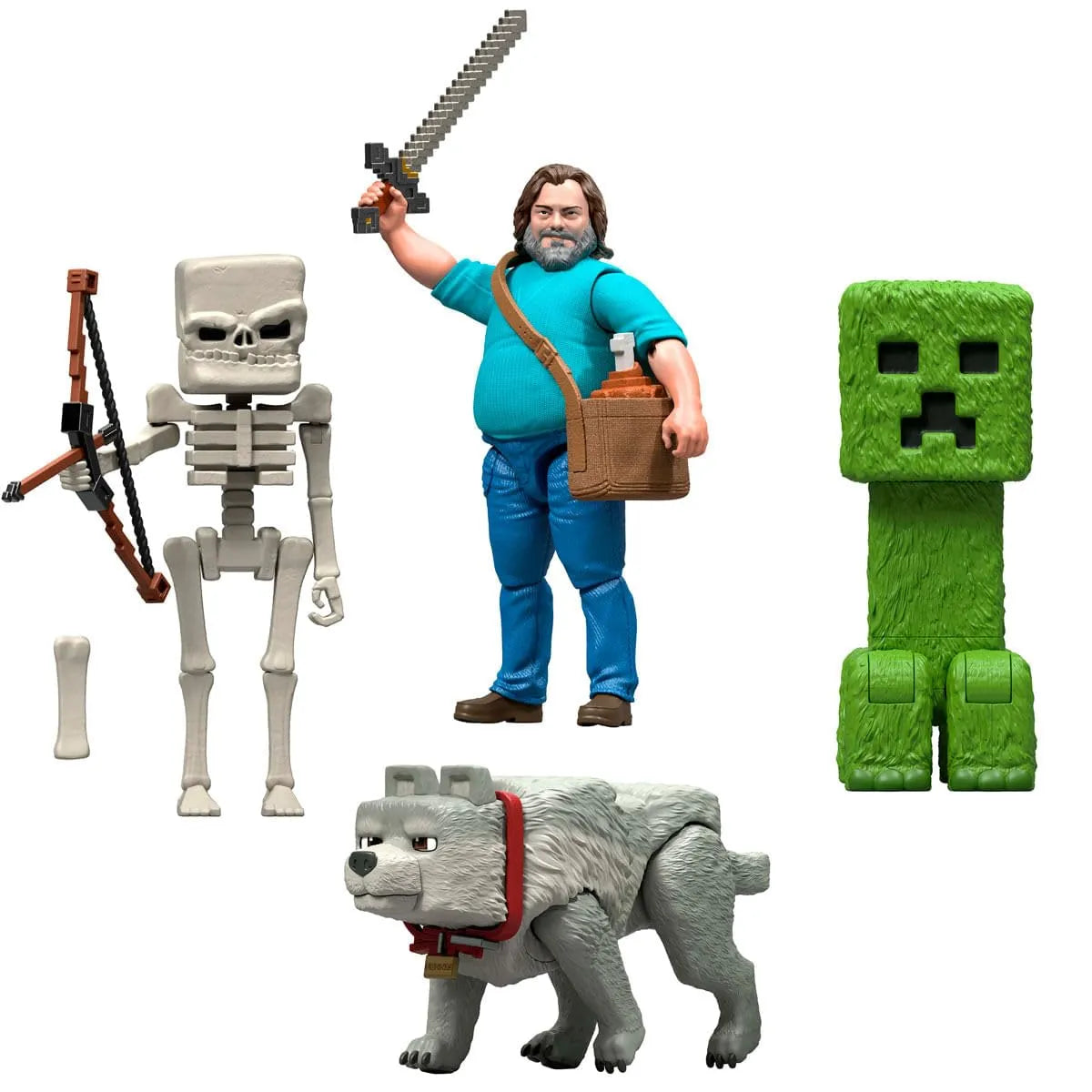 Minecraft Movie Posable Action Figures