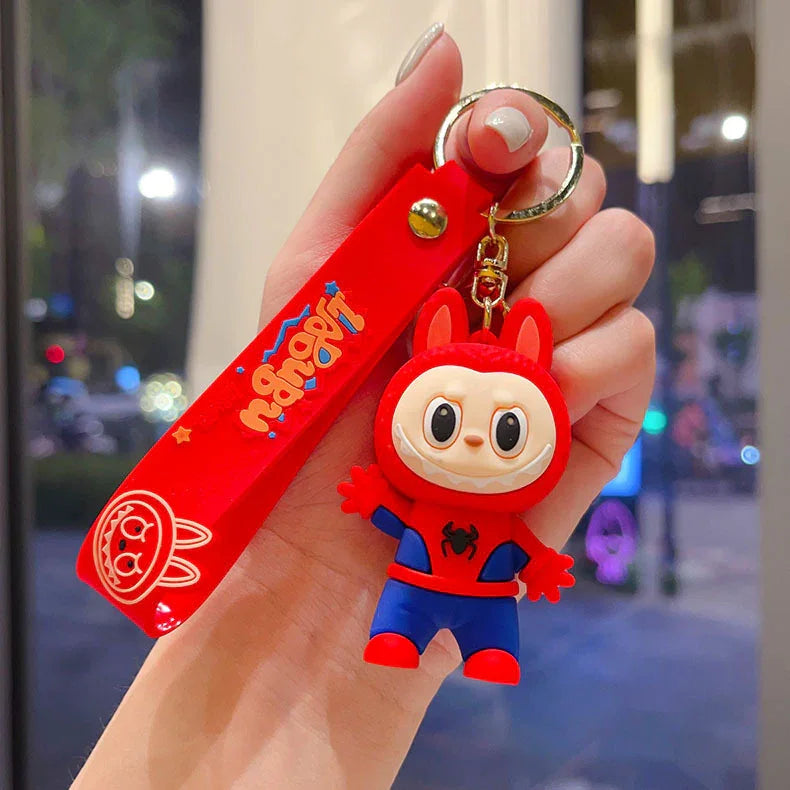 Labubu Hero Cosplay 3D Keychain