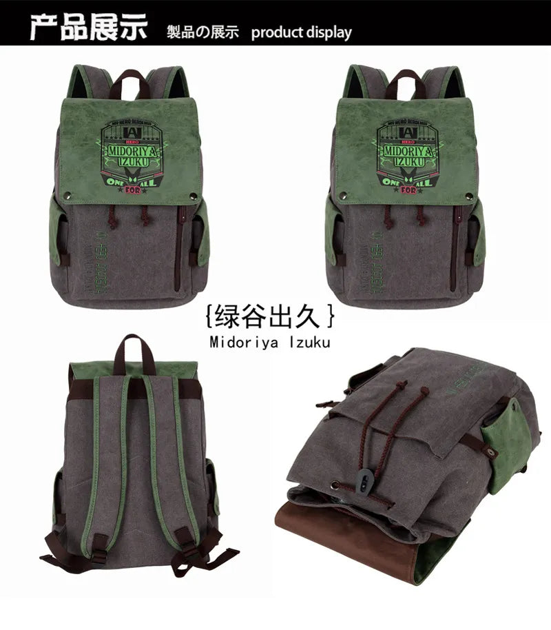 Anime Heroes Canvas Caryall Backpack