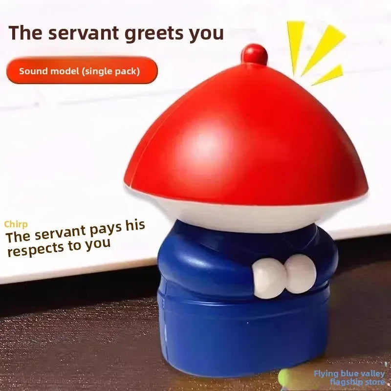 Greeting Servant Sound Figurine