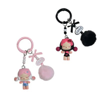 SkullPanda Opulent Pom Pom Keychain