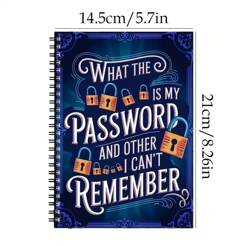 Brain Backup Funny Password Journal