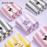 Sanrio Dreamy Pastel Striped Towel