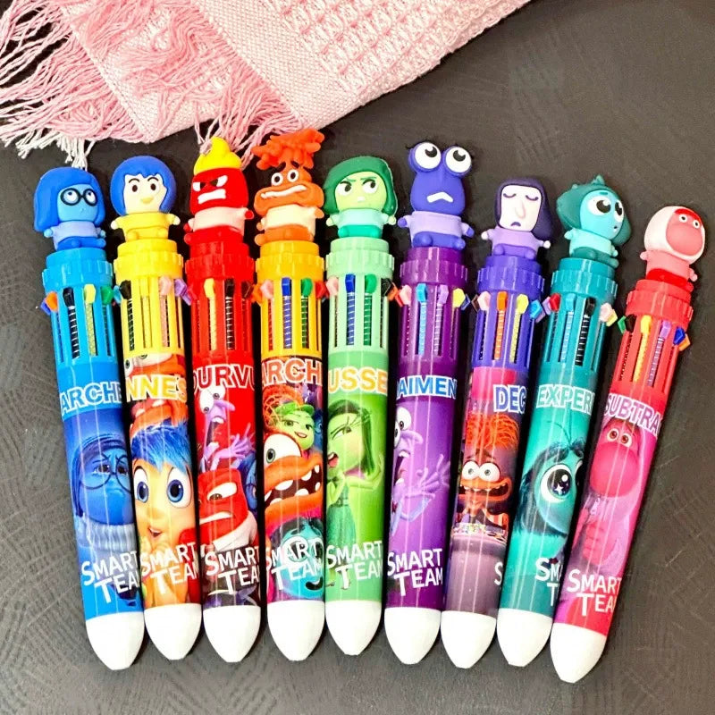 Inside Out Ten Colors Click Ball Pen