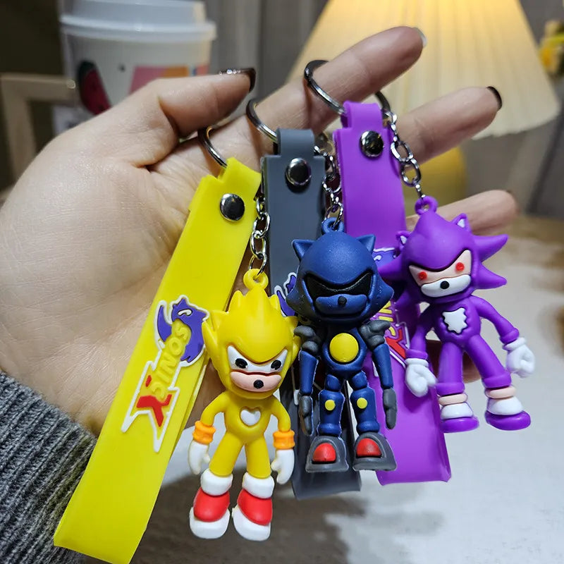 Sonic Speed Squad Keychain