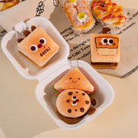 Mini Gourmet Snacks Plush Keychain