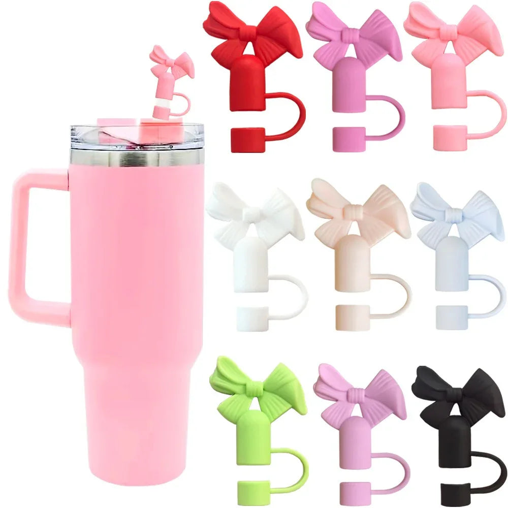 Food-Grade Candy Bow Straw Cap