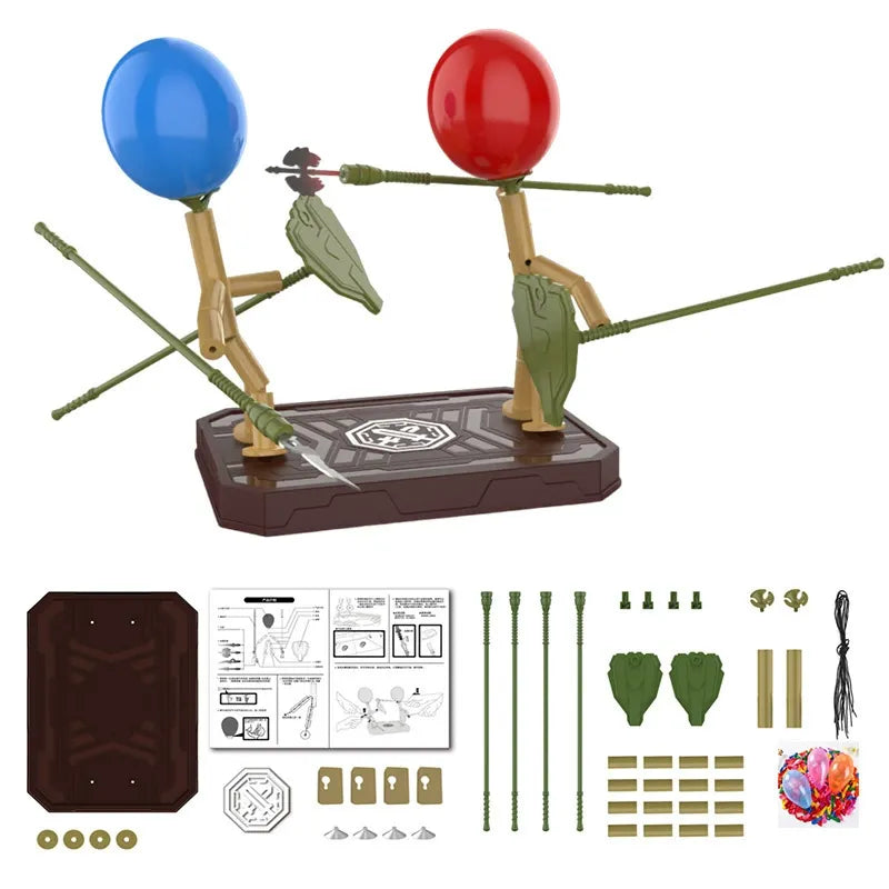 Balloon Bamboo Man Two-Player Duel Game
