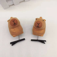 Capybara Velvet Zen Hair Clip