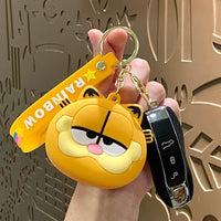 Smiling Garfield Silicone Coin Purse