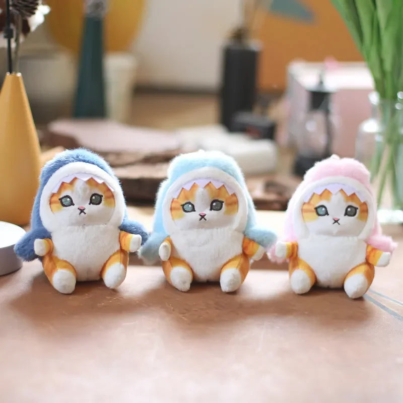 Mofusand Cat Shark Cosplay Keychain