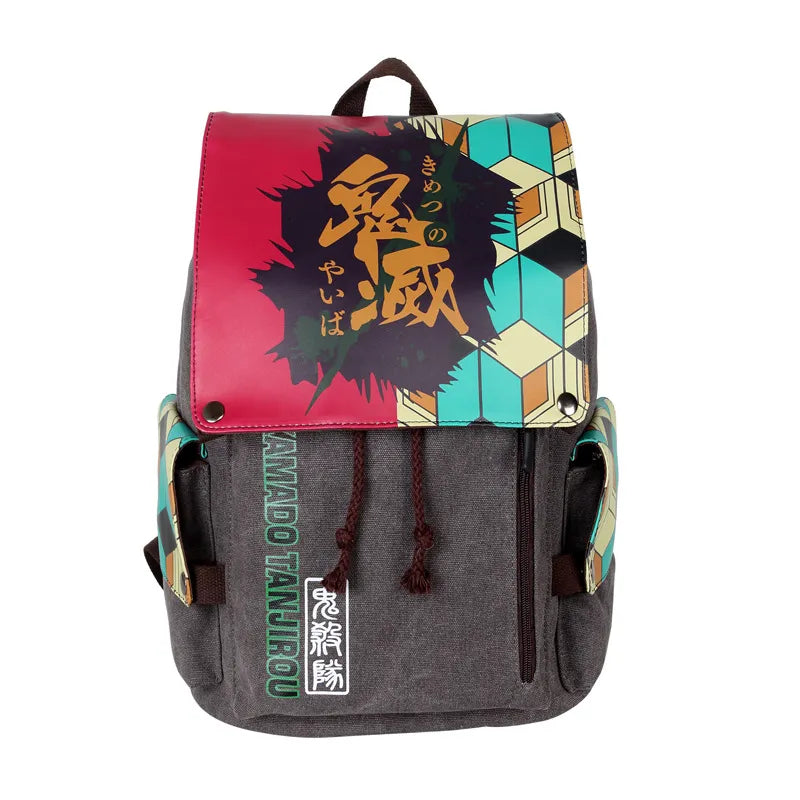 Demon Slayer Canvas Caryall Backpack