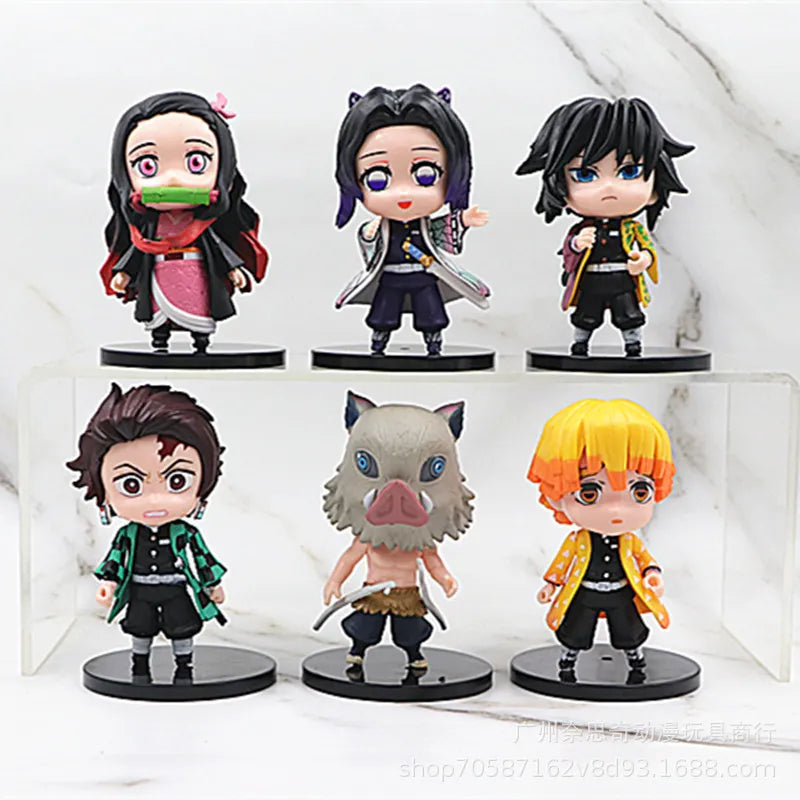 Demon Slayer Chibi Crew Figurines (10 cm)