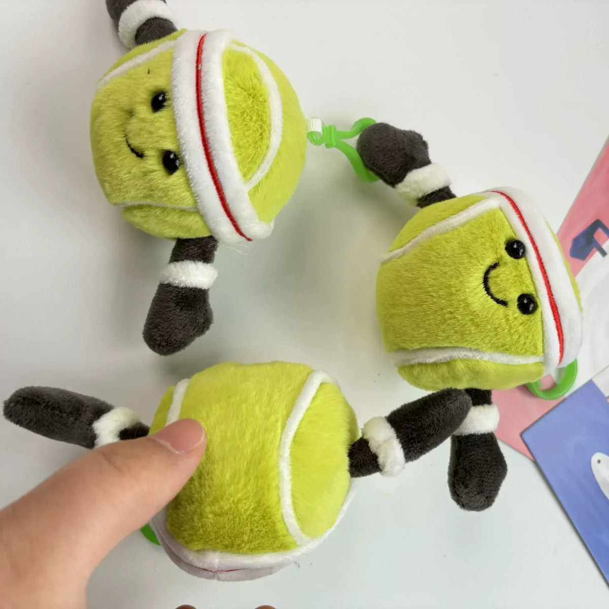 Jc Keychains JC Sporty Balls Plush Keychain