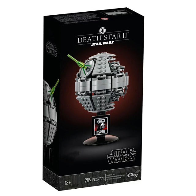 Star Wars Death Star II model kit packaging on a white background
