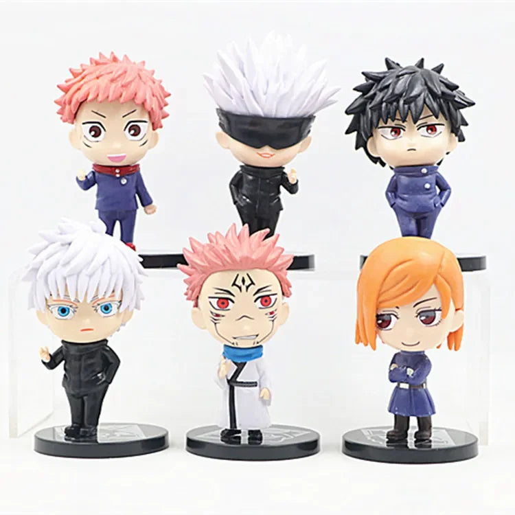 Jujutsu Kaisen Chibi Crew Figurines (Set of 6)