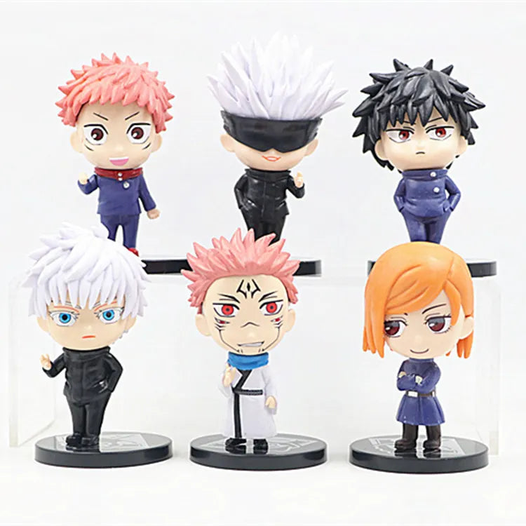 Jujutsu Kaisen Chibi Crew Figurines (Set of 6)