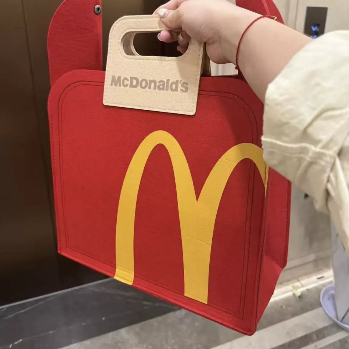 McDonald’s Retro Golden Arches Canvas Lunch Tote