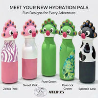 Afresh 365 3D Animal Head Double-Wall Insulated Bottle