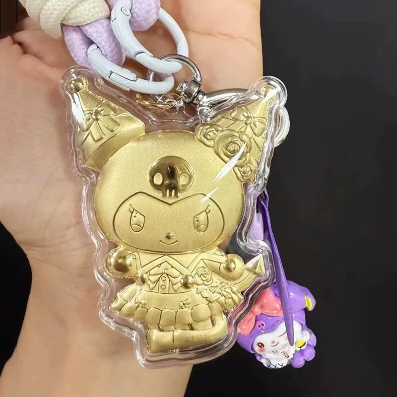 Sanliou Icons 20mg Gold Charm Keychain