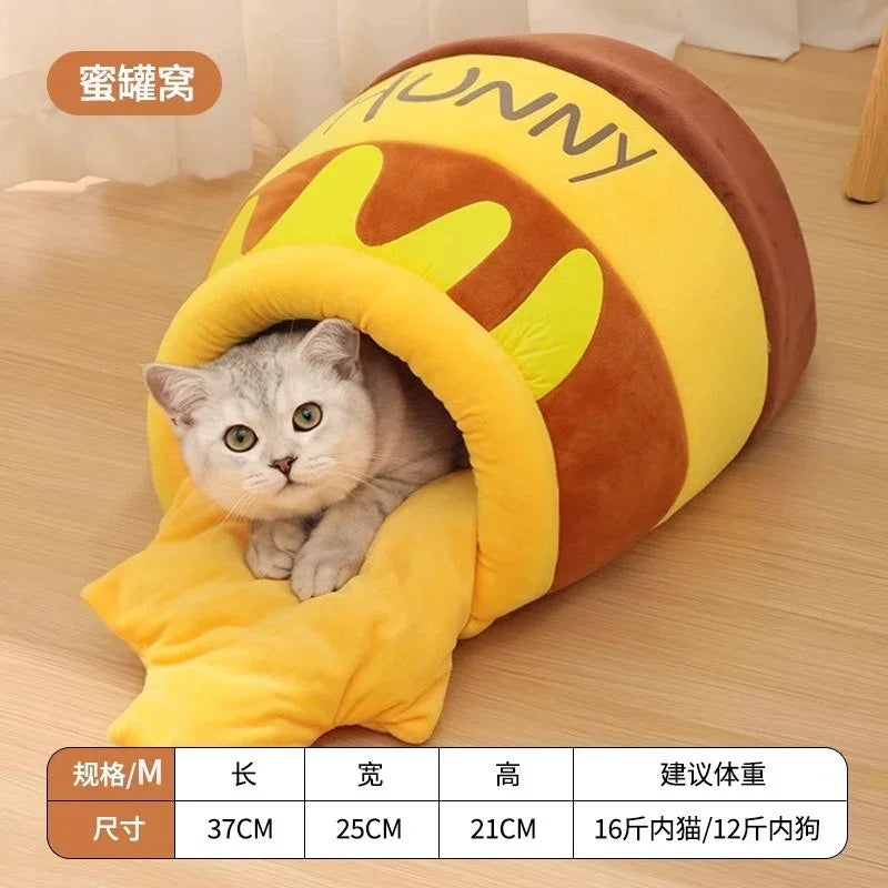 The Hundred Acre Hunny Cat Bed