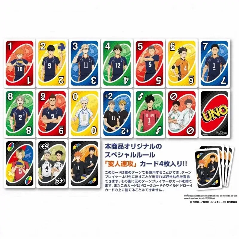 UNO Haikyu Japanese Edition Card Game