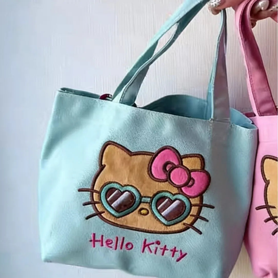 Tropical Tan Hello Kitty Vacation Canvas Tote