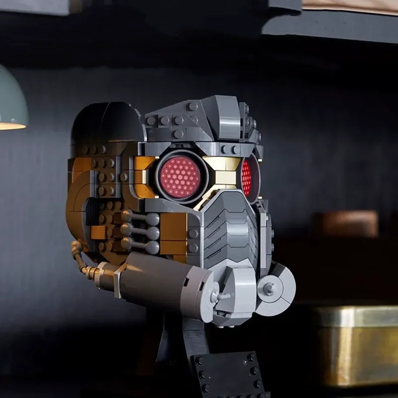 Star Lord Mask Helmet Building Blocks (492 Pcs)