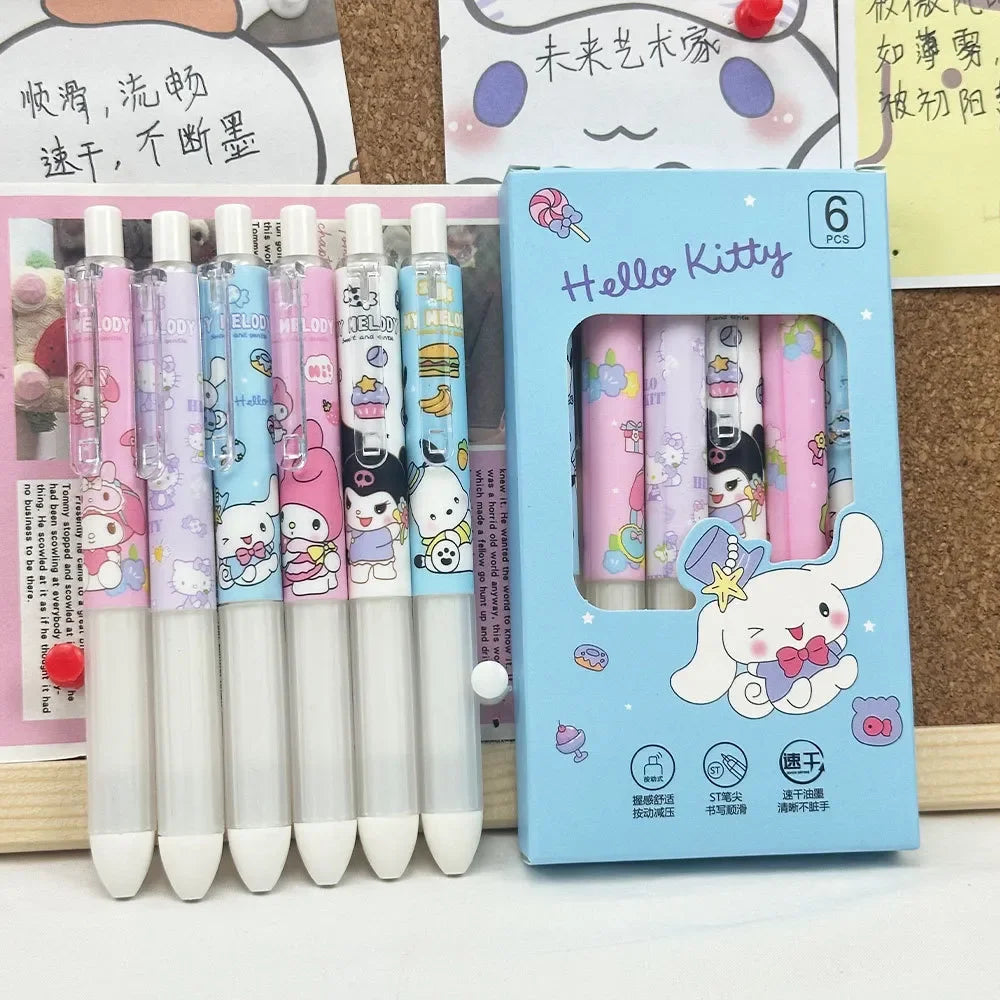 Sanliou Chubby Feels Gel Pen (Set of 6)